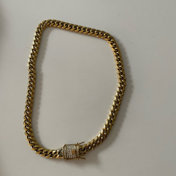 NAETUR Link Necklace Strass Clasp - Picture 3 of 4